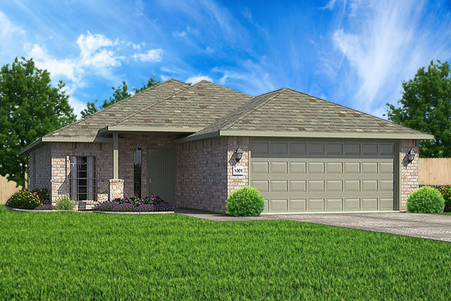 The-Yorkshire- floor plan by Wyldewood Homes centrally located in Sherman, TX