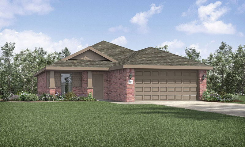 The Nokota elevation under the 1400 Series homes by Wyldewood Homes.
